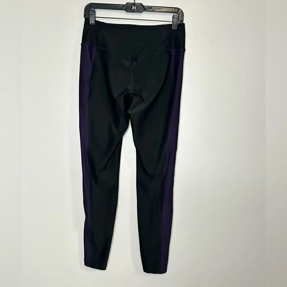 Nike Purple Side Stripe Power Train Tights